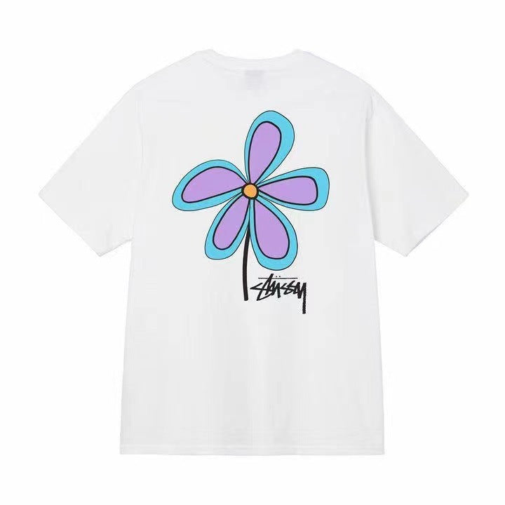 Tshirt flower - Stussy